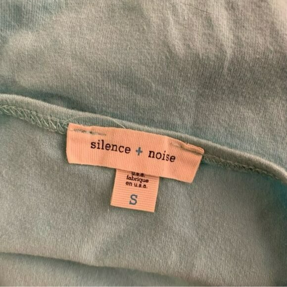 Silence + noise womens blue bodysuit with open back detail -S - Picture 4 of 7